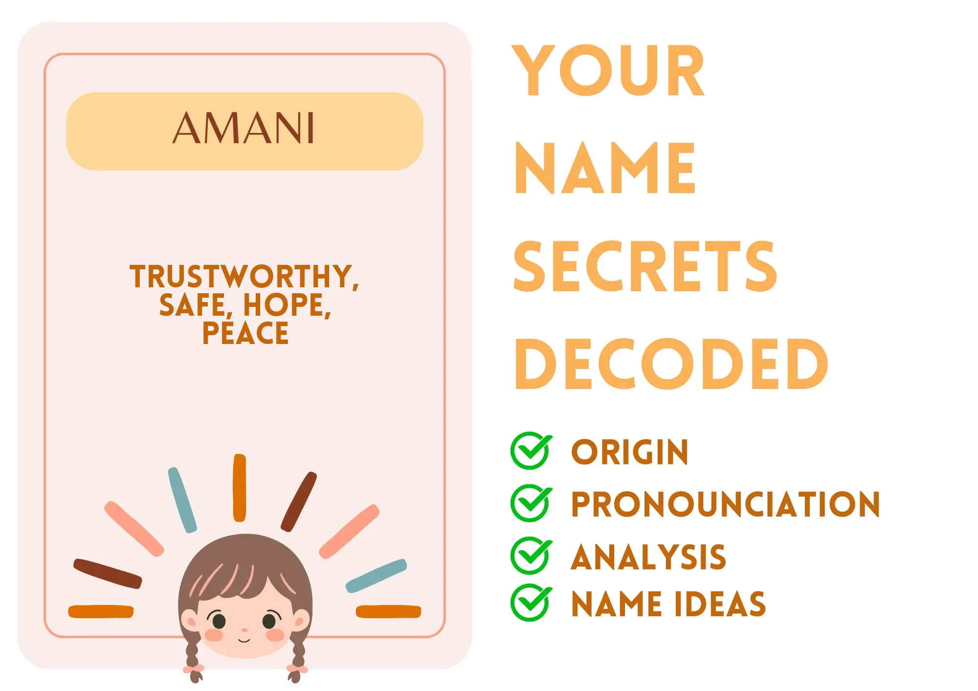 Amani - Islamic Girl Name Meaning and Pronunciation