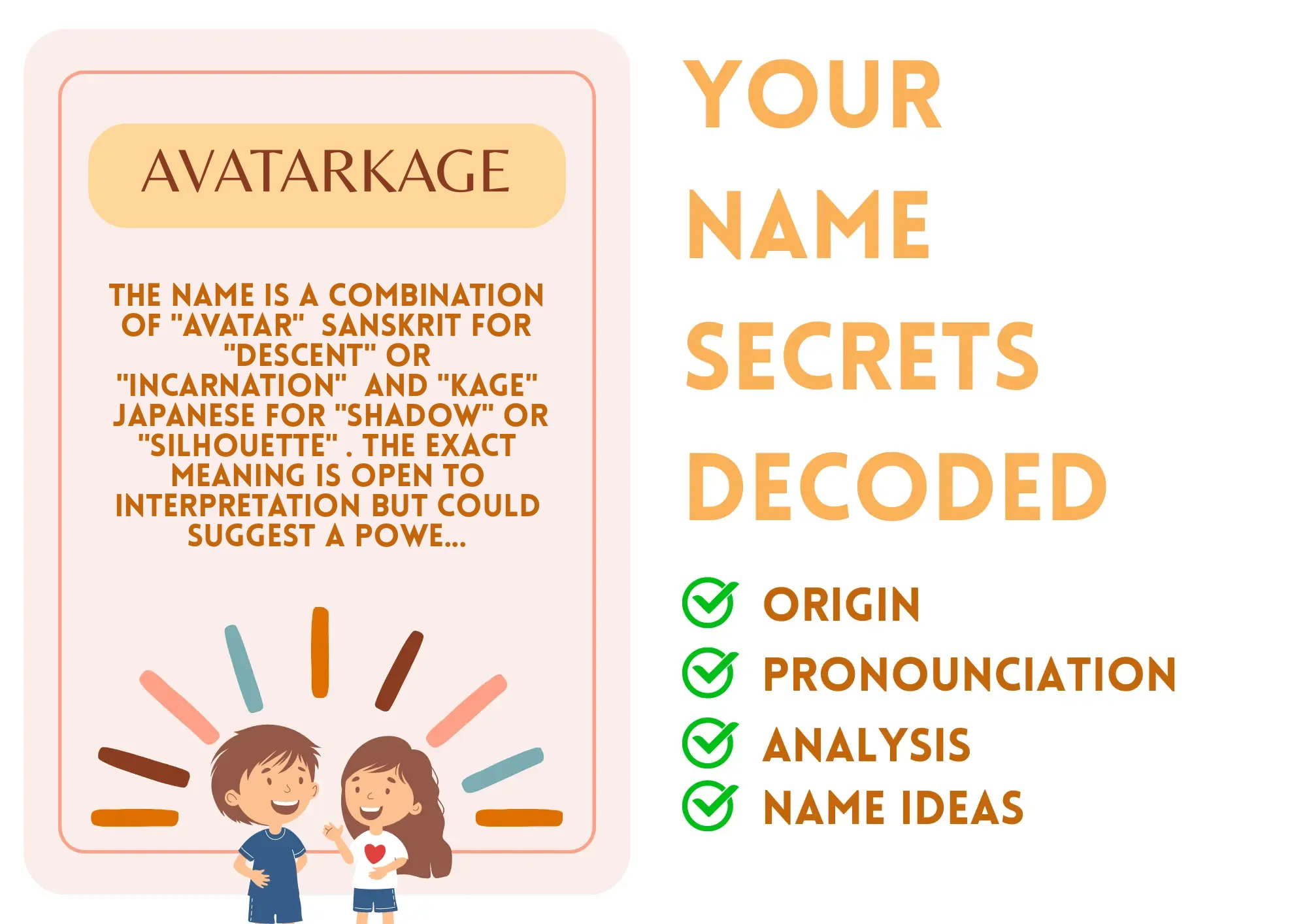 AvatarKage   Name Meaning and Pronunciation