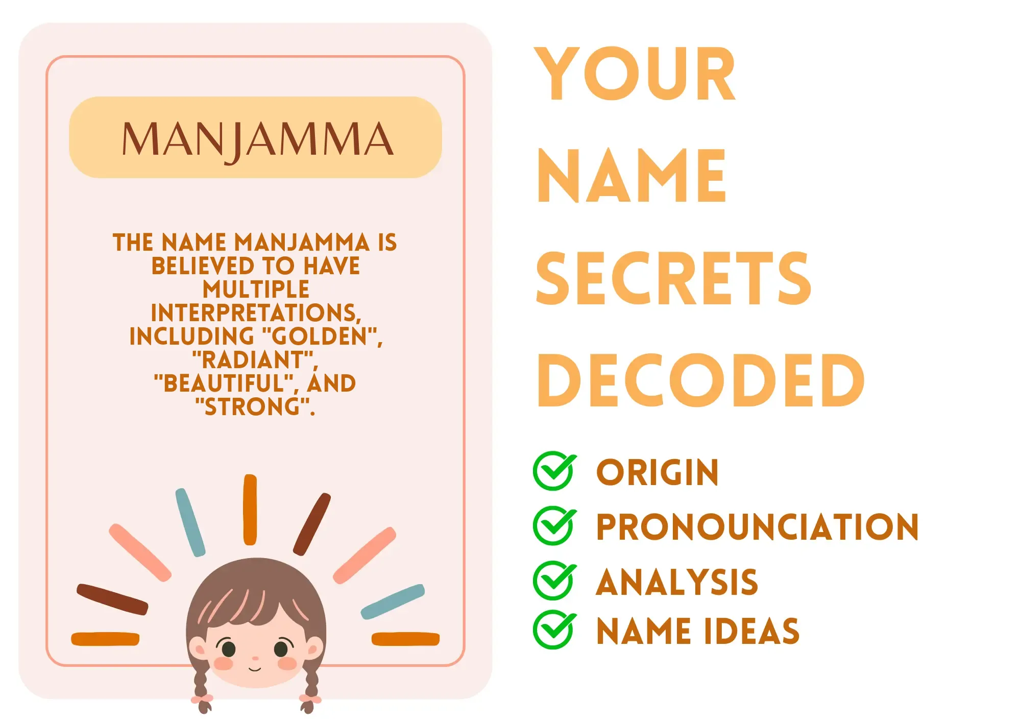 Manjamma   Hindu Girl Name Meaning and Pronunciation