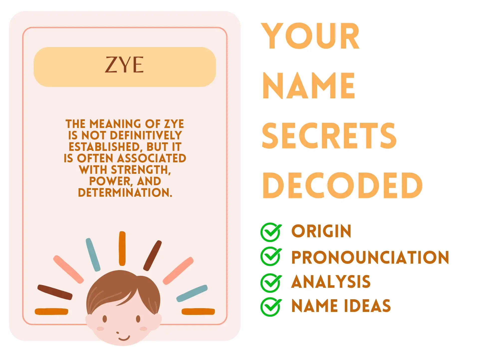 Zye - Boy Name Meaning and Pronunciation